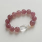 Rose Quartz and Amethyst Emotional Energy Bracelet