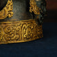 Qing Dynasty   Giant Padmasambhava Hat Tibetan Dharma Instrument Gilt Samye Monastery