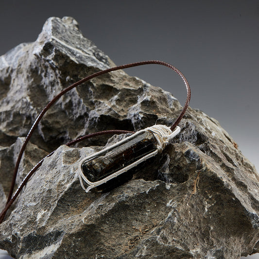 Protective Energy Black Tourmaline Silver Pendants