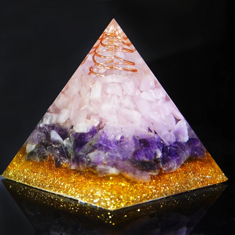 Healing | Tree of Life Crystal Pyramid | Gaining Money, Profit, Happiness | Car Porch Office Home Furnishings