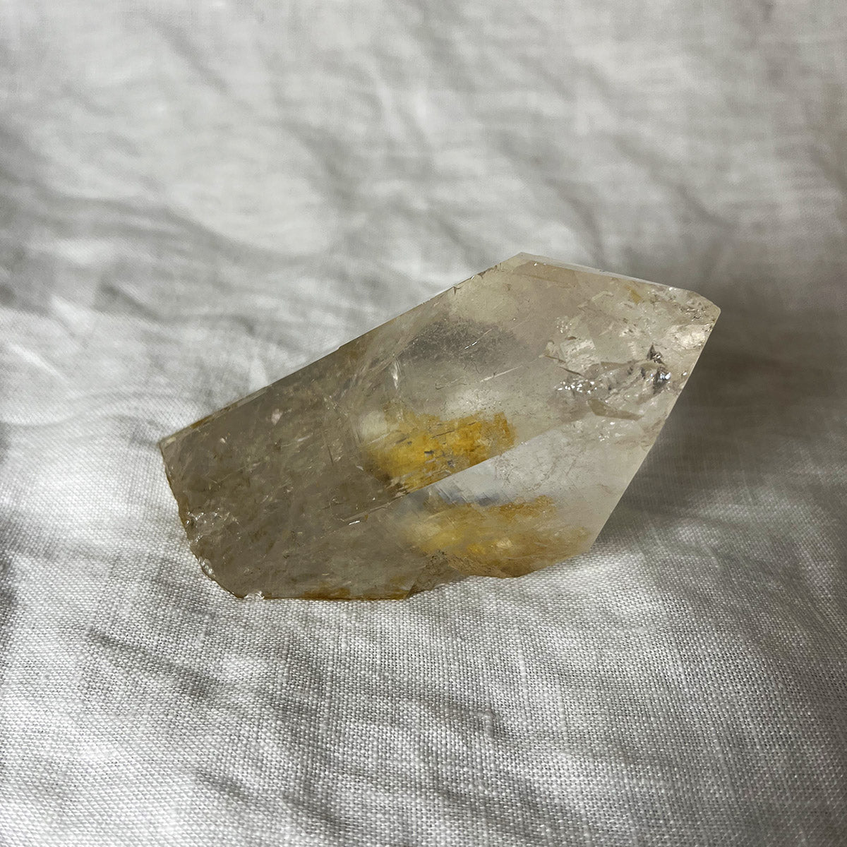 Tibetan White Quartz Crystal Energy Protection Healing