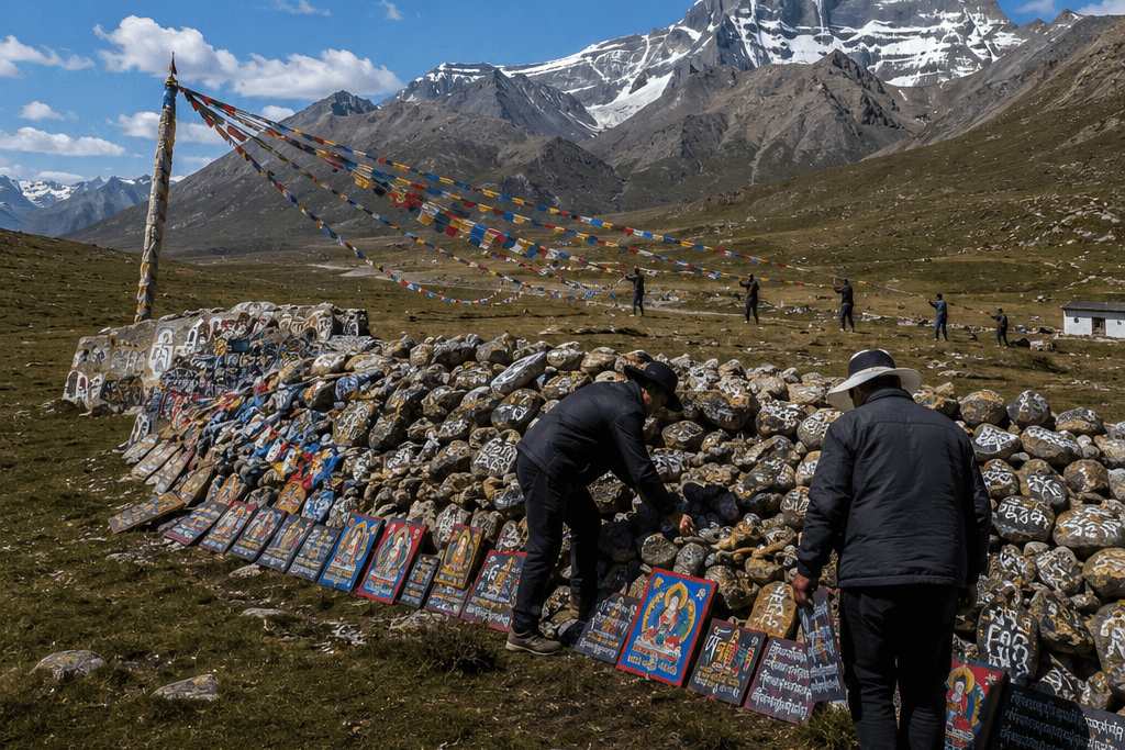 Prayer Flags & Mani Stones