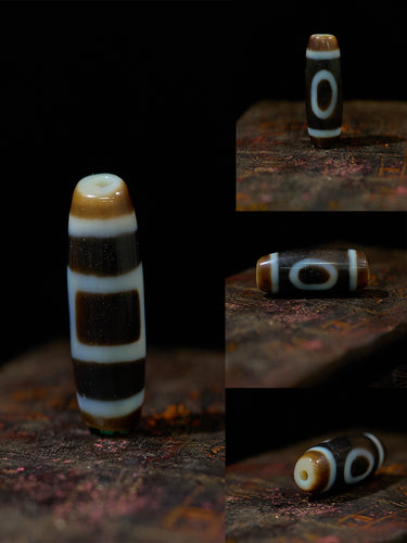 Luminous Focus Single-Eyed Dzi Pendant