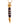 Three-Line Dzi Bead Pendant with Gold-Plated Design – Spiritual Energy Amulet