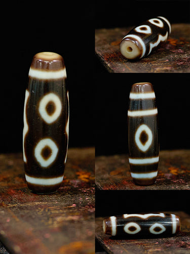 Eternal Sovereign Nine-Eyed Dzi Pendant