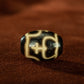 Daro Aquarius Old Dzi Beads Tibetan Millennium Dzi Beads Yellow and Pure