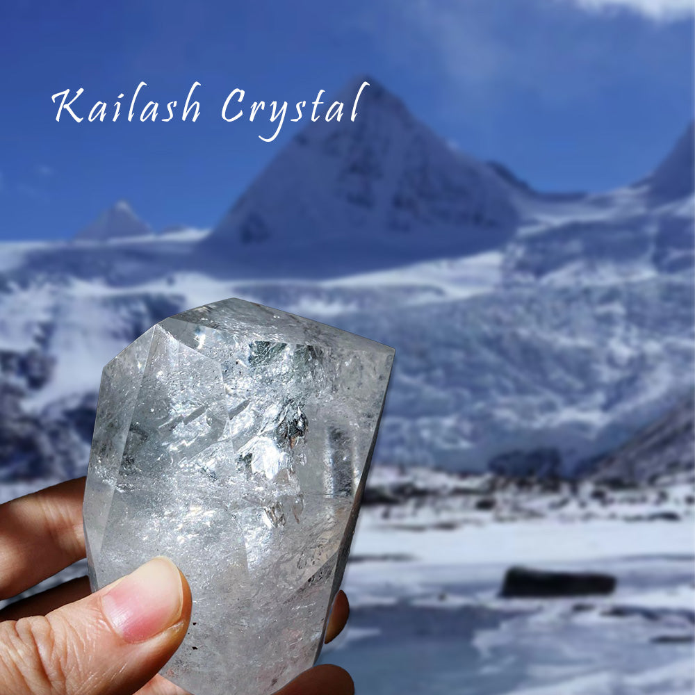 Snowflake Quartz Crystal Rough Stone Tibetan Quartz Crystal Kailash Energy Blessing