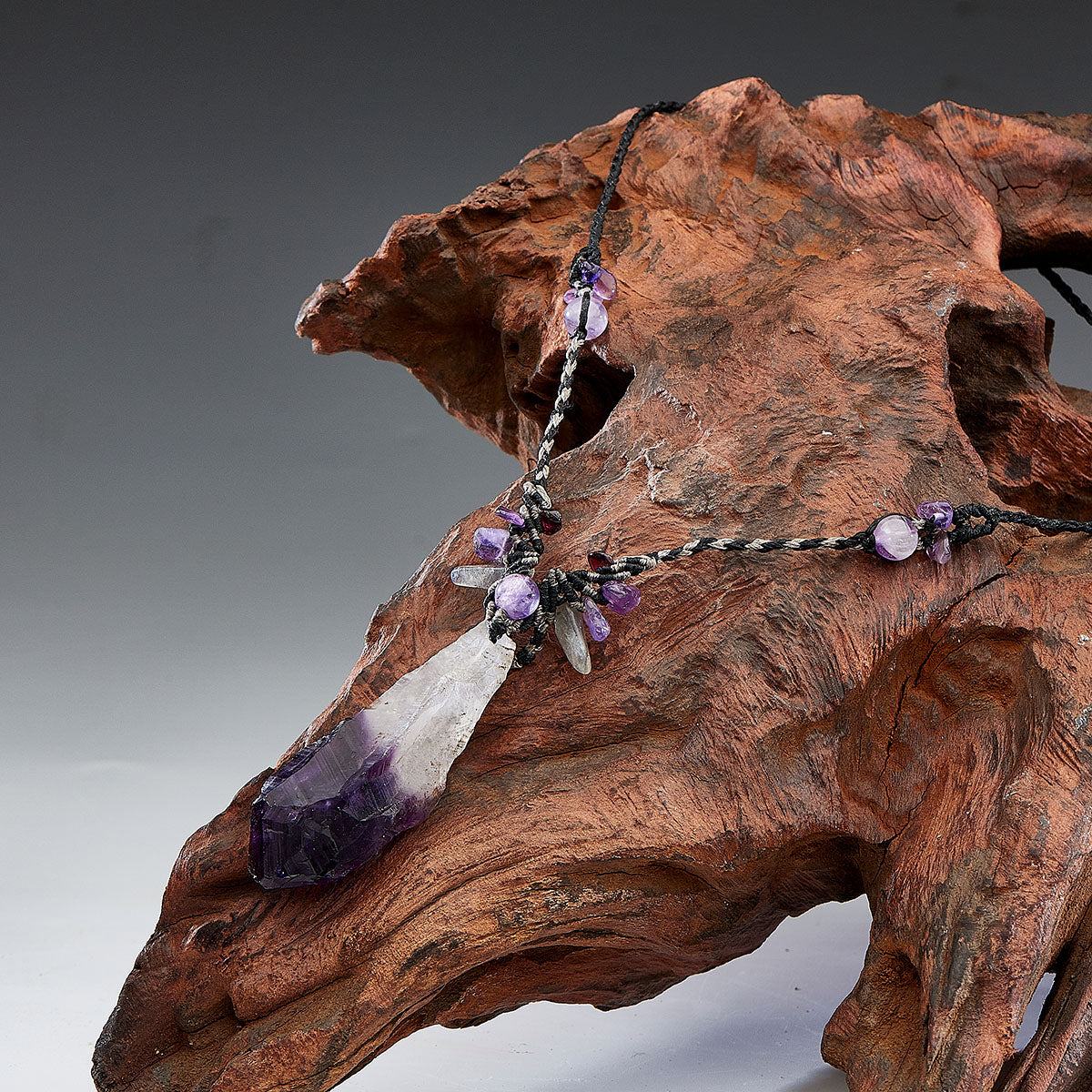 Profound Spirit Connection Amethyst Pendants