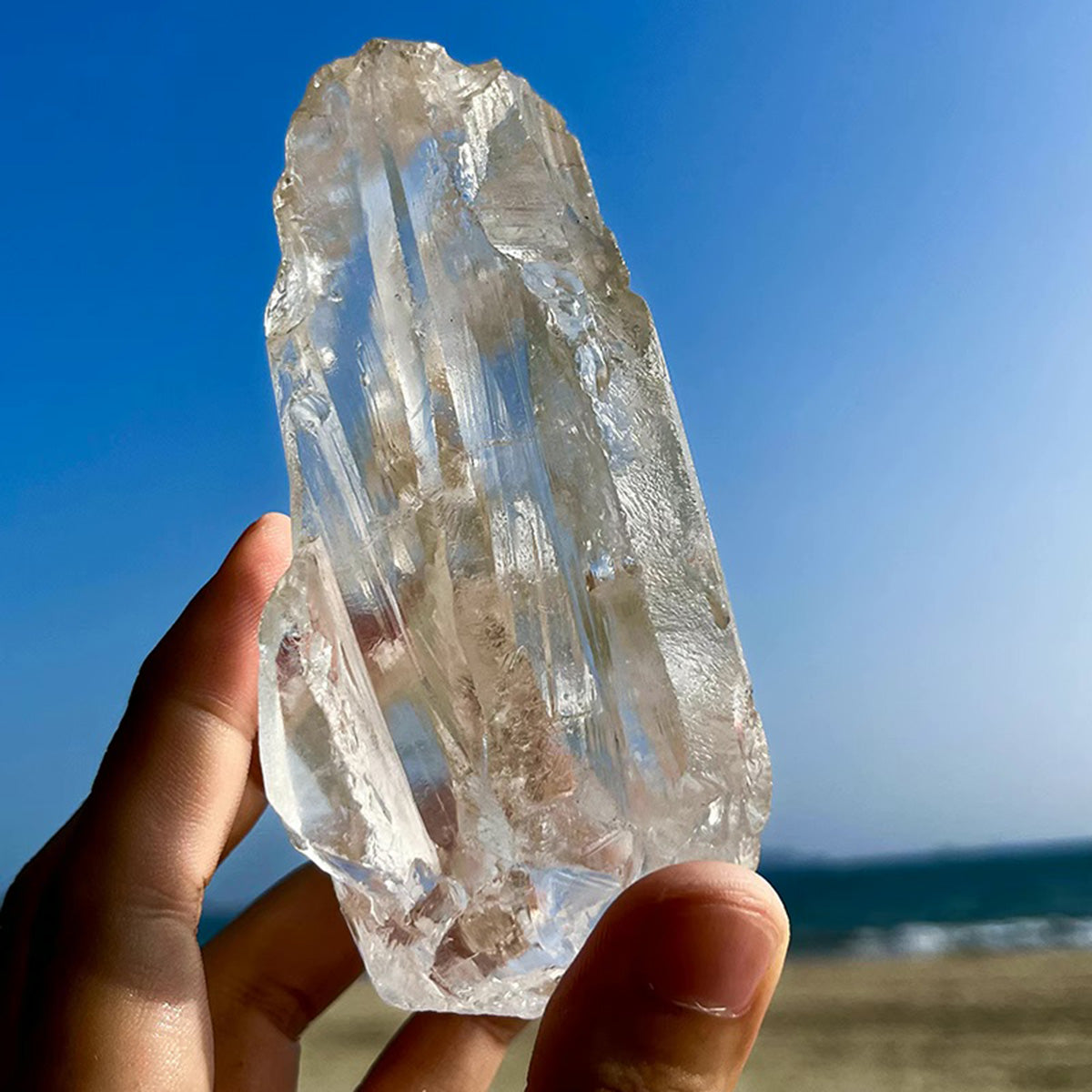 Tibet Angel Quartz Crystal Energy Nirvana Quartz Crystal White Quartz Crystal Himalayan Meditation Raw Stone