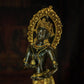 Qing Dynasty Caixu Buddha Mother Tibetan Antique Buddha Statue Gilt Standing Tibet Oriental Treasure