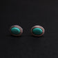 Kailash Energy Fortune Oval Turquoise Stud Earrings