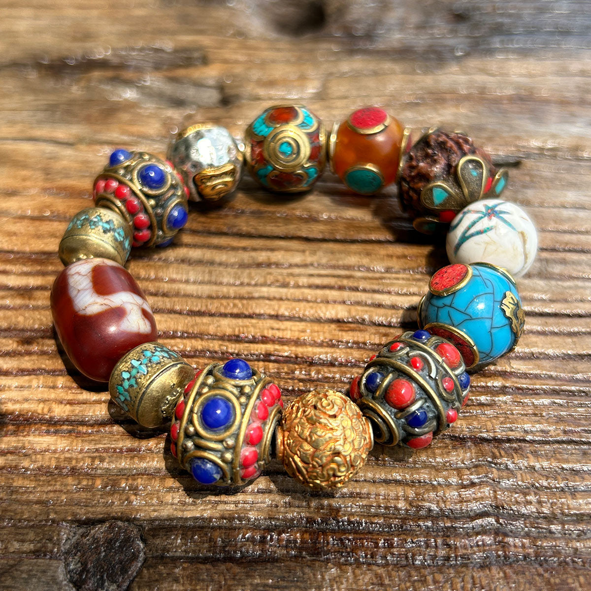 Wealth Energy Tibetan Treasures Bracelet