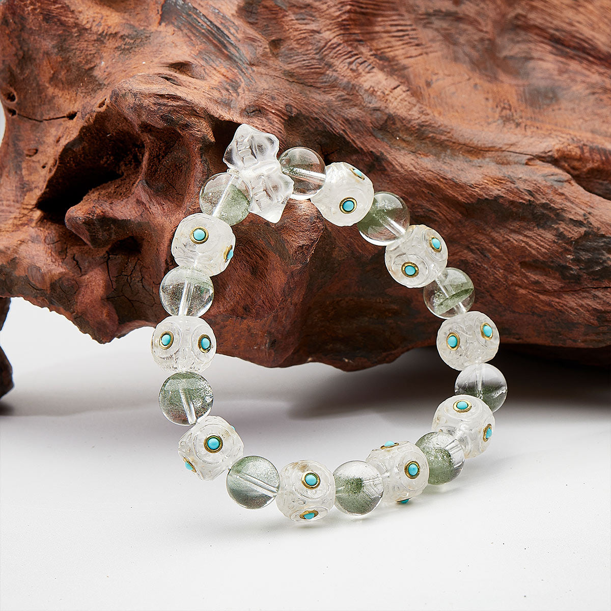 Wealth Energy Green Phantom Quartz Bracelet