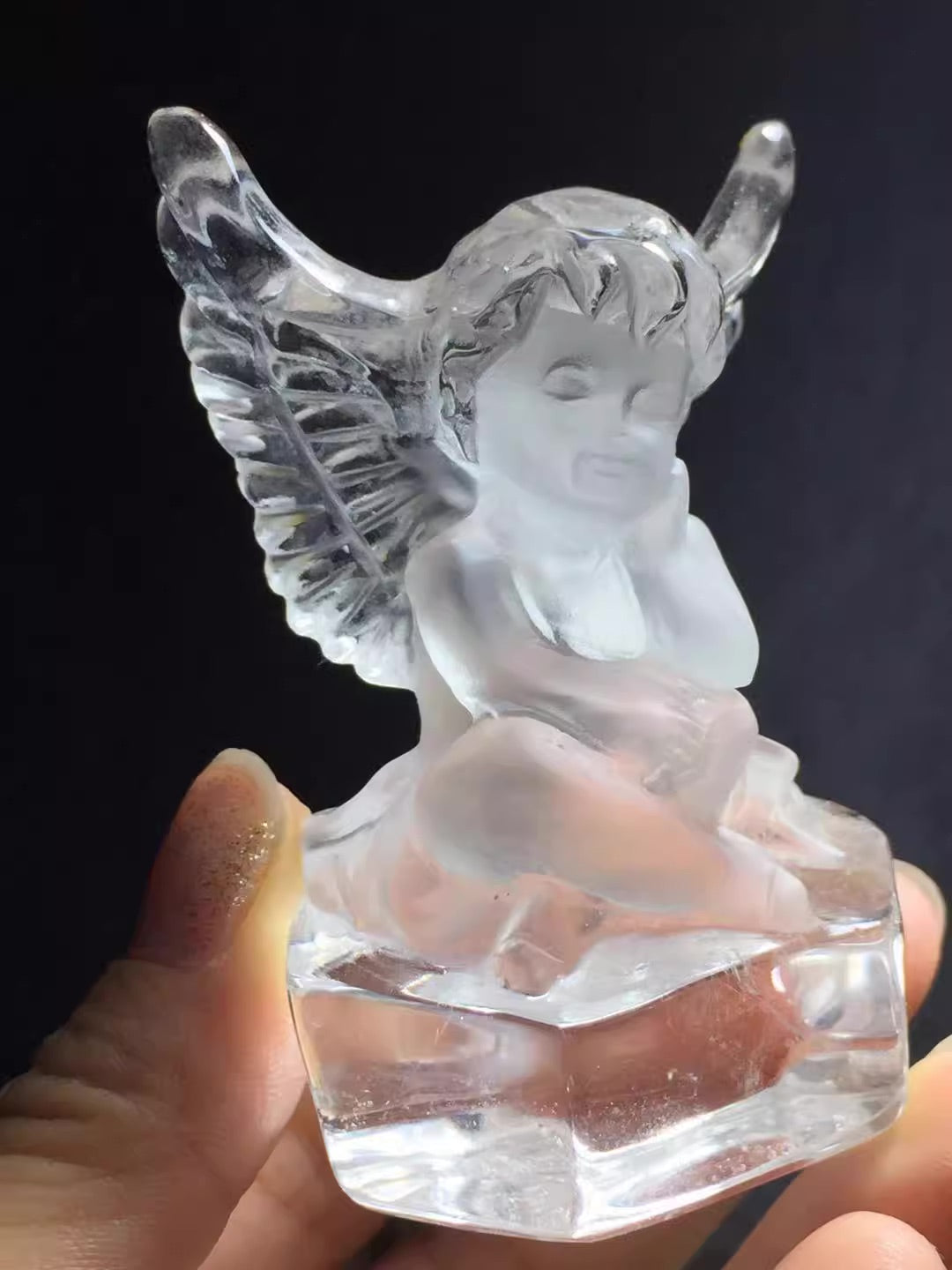 Cupid Manifest Love Tibetan Quartz Crystal Kailash Energy Protection Healing