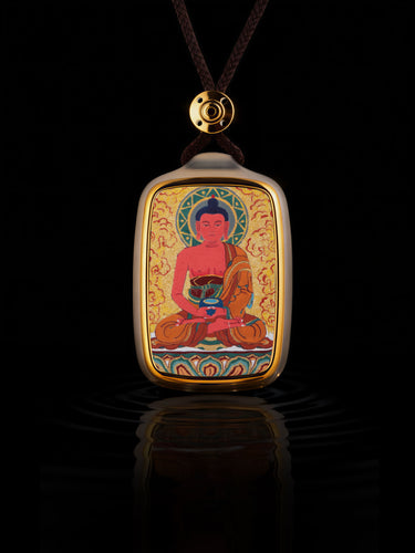 Infinite Light Amitabha Thangka Buddha Pendant