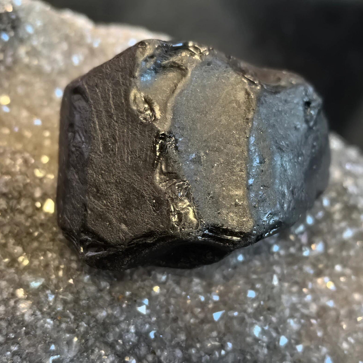 Tibetan Tektite Connect To A Higher Dimension Energy Stone