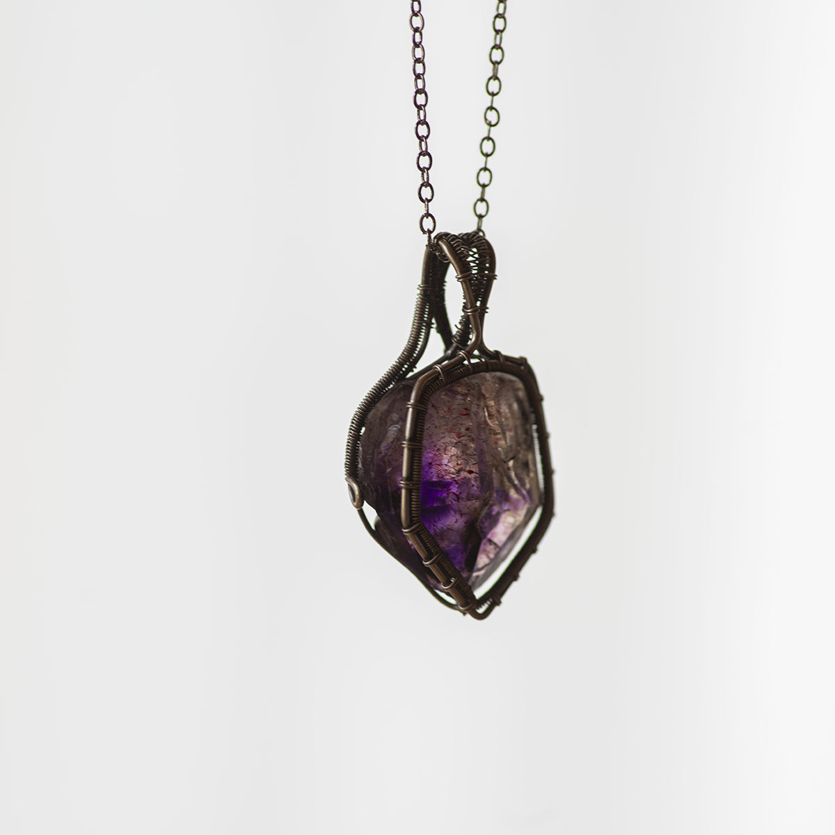 Spiritual  Energy Amethyst Pendants