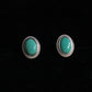 Kailash Energy Fortune Oval Turquoise Stud Earrings