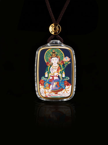 Virtuous Awakening Samantabhadra Thangka Buddha Pendant