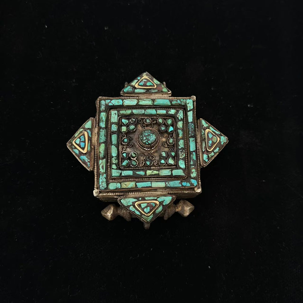 Turquoise Force Ghau Pendant