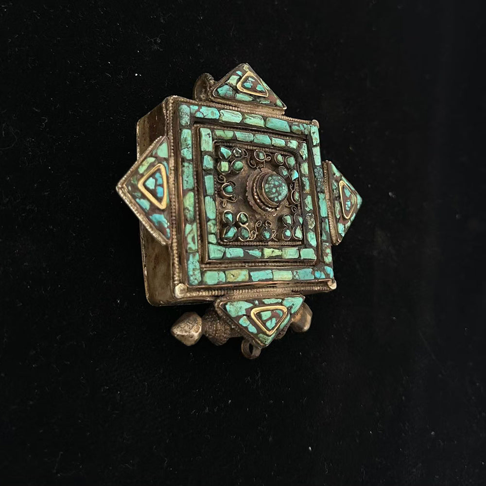 Turquoise Force Ghau Pendant