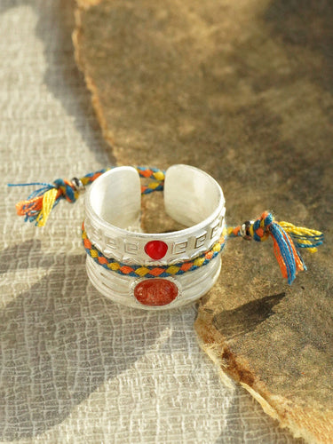 Sacred Union Woven Silver Ring