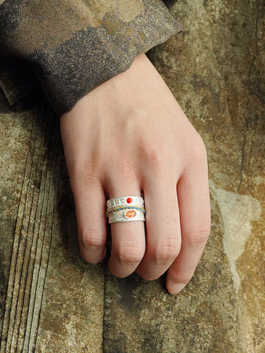 Sacred Union Woven Silver Ring