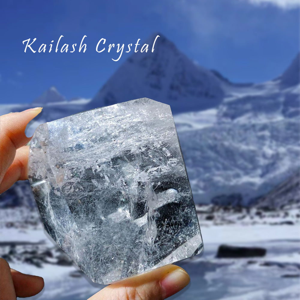 Snowflake Quartz Crystal Rough Stone Tibetan Quartz Crystal Kailash Energy Blessing