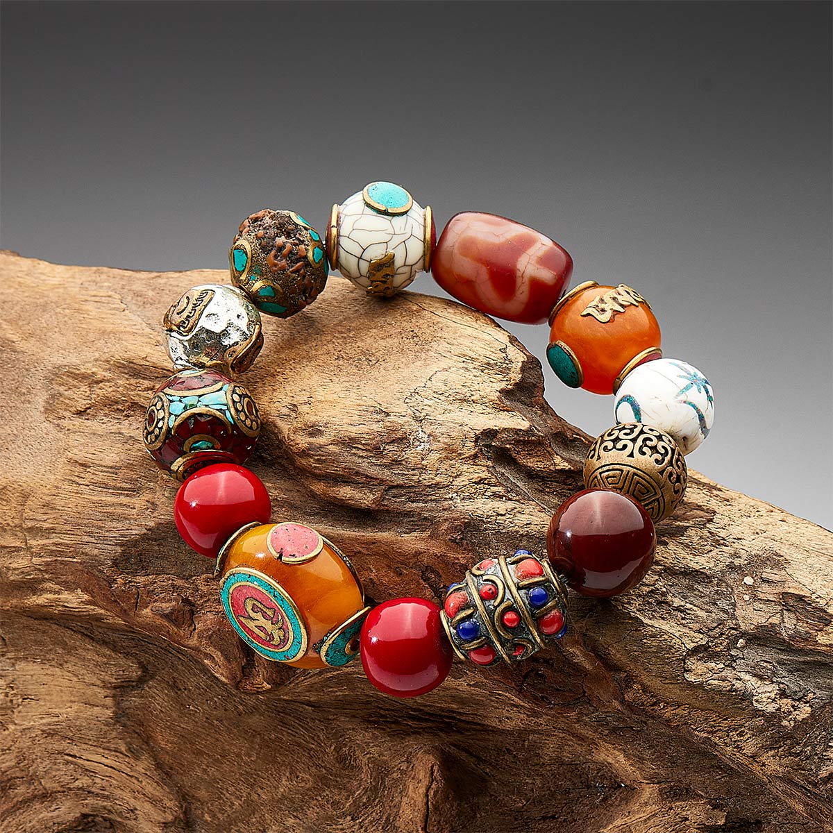 Courage Energy Tibetan Treasures Bracelet