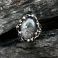 Celestial Serenity Energy Silver Crystal Rings