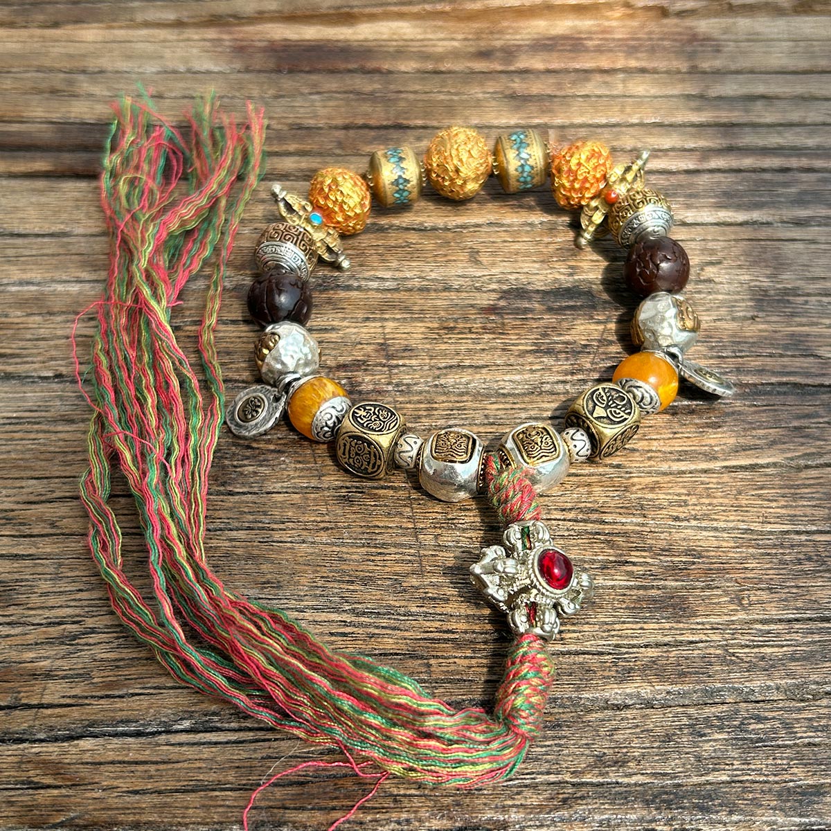 Wealth Energy Tibetan Treasures Bracelet