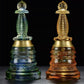 Quartz Crystal Pagoda Tibetan glass Home Buddhist hall worship