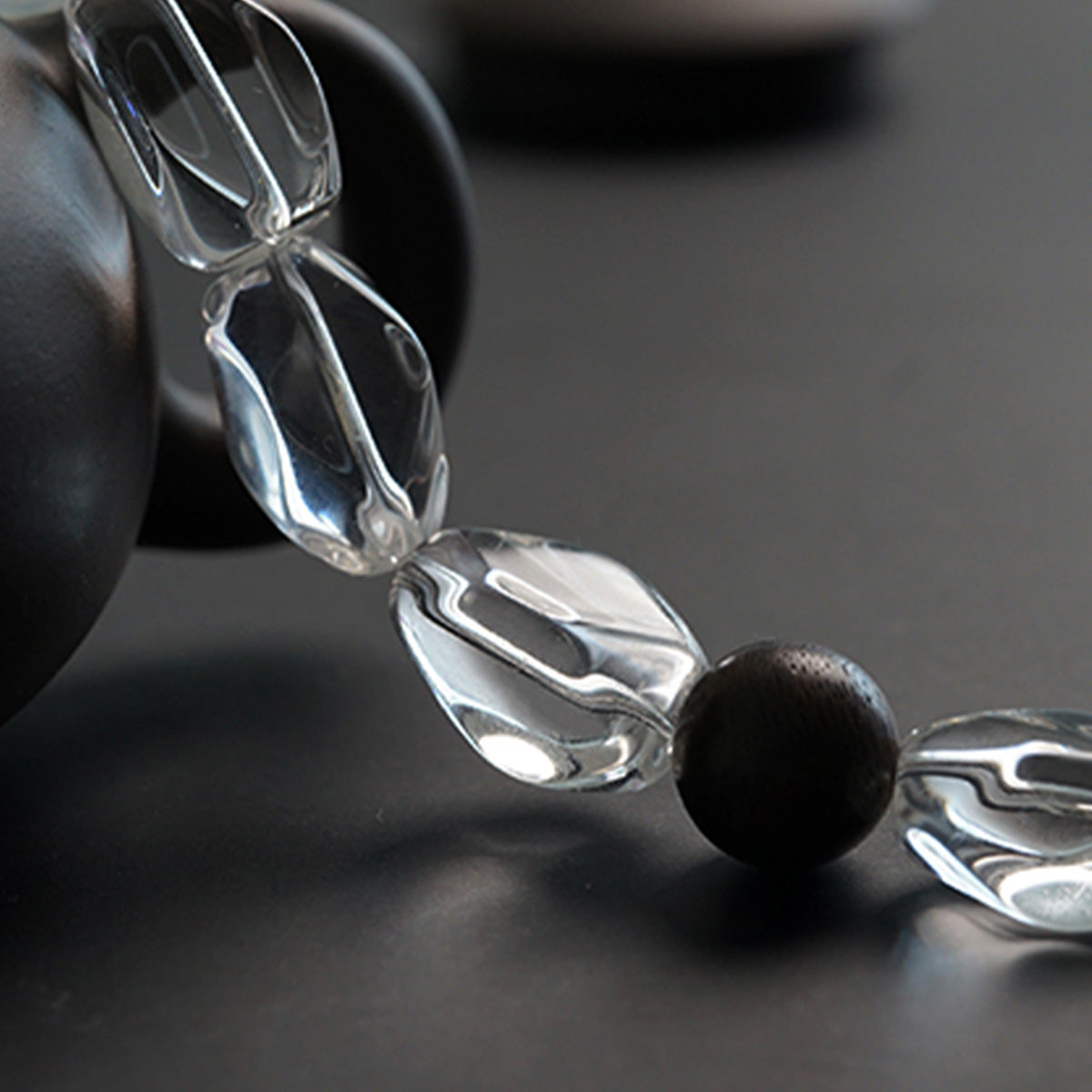 Sterling Silver & Clear Quartz Energy Bracelet