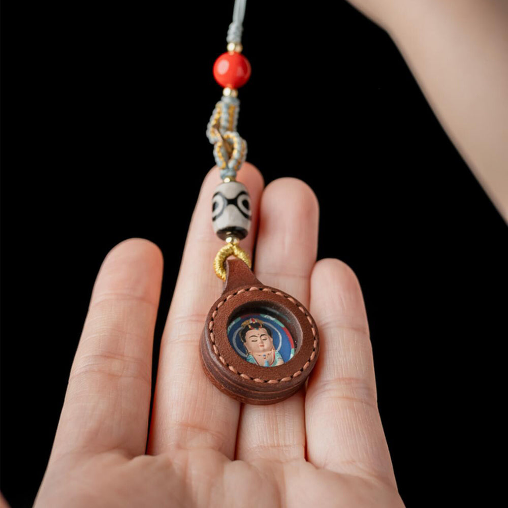 Zalakim Wealth Talisman Pendant with Turquoise Lapis Lazuli