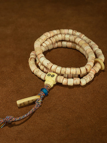 Qing Dynasty Style Tibetan Large Round 108-Bead Mala