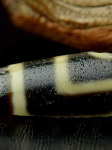 Antique Pure Dzi Bead Fragment From Tibet