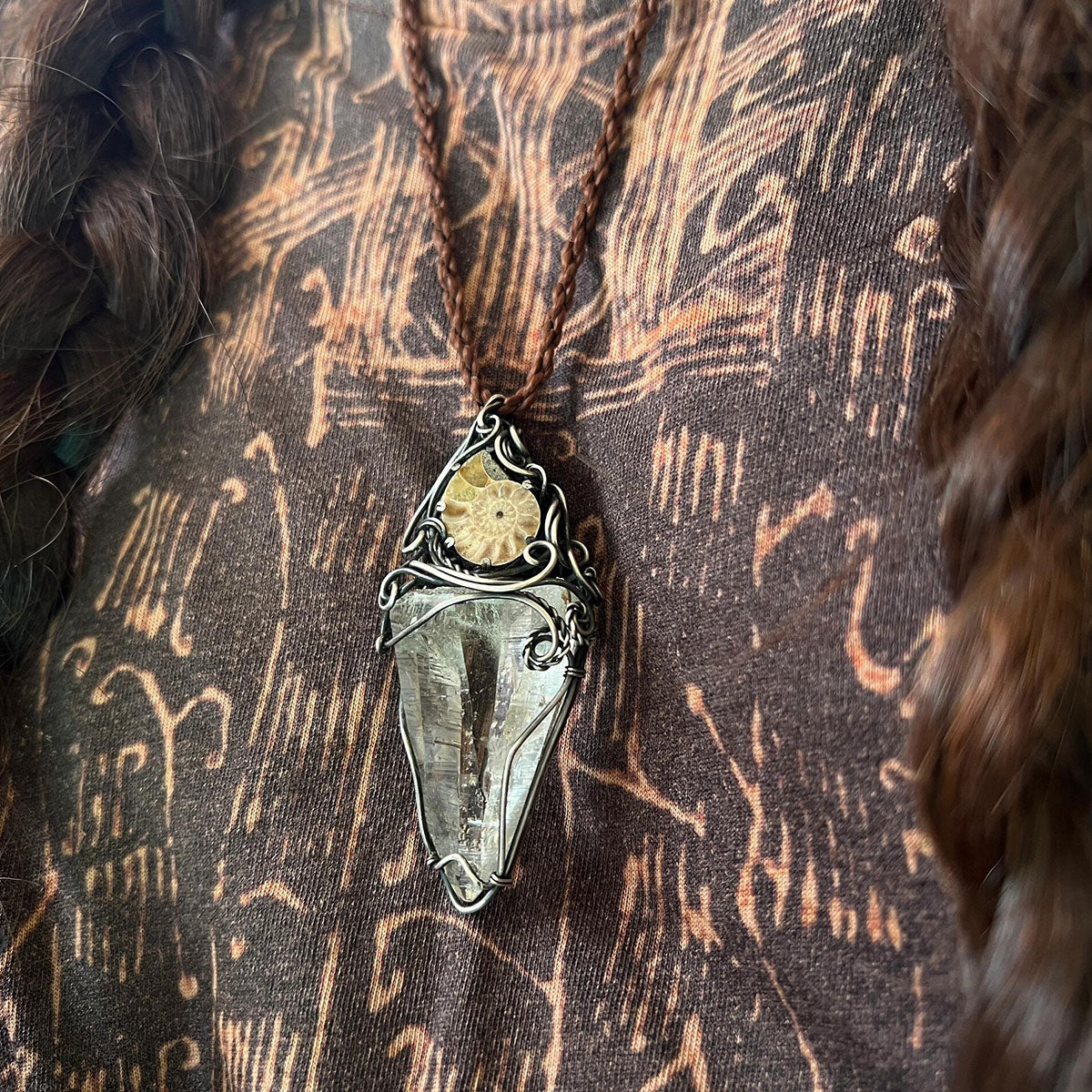 Healing Energy Clear Quartz Necklace