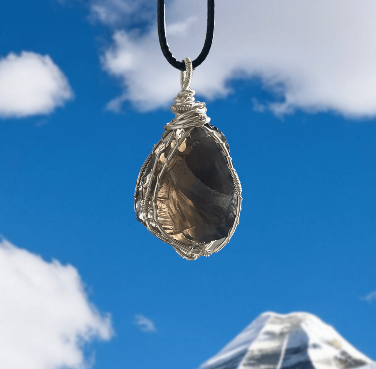 Purity Energy Crystal Quartz Cupronickel Pendants