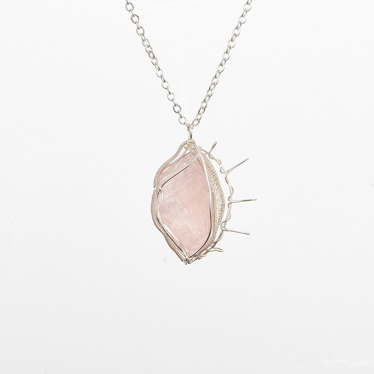 Eternal Love Rose Quartz Pendants