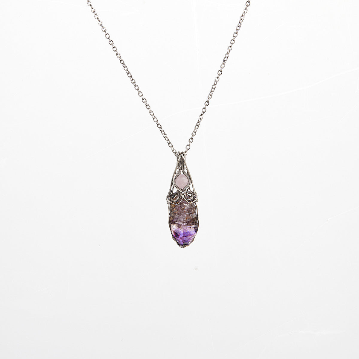 Spiritual Energy Super 7 Amethyst Pendants