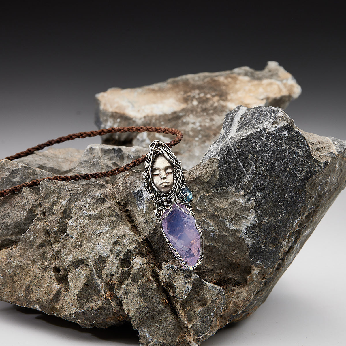 Love Energy Amethyst Pendants