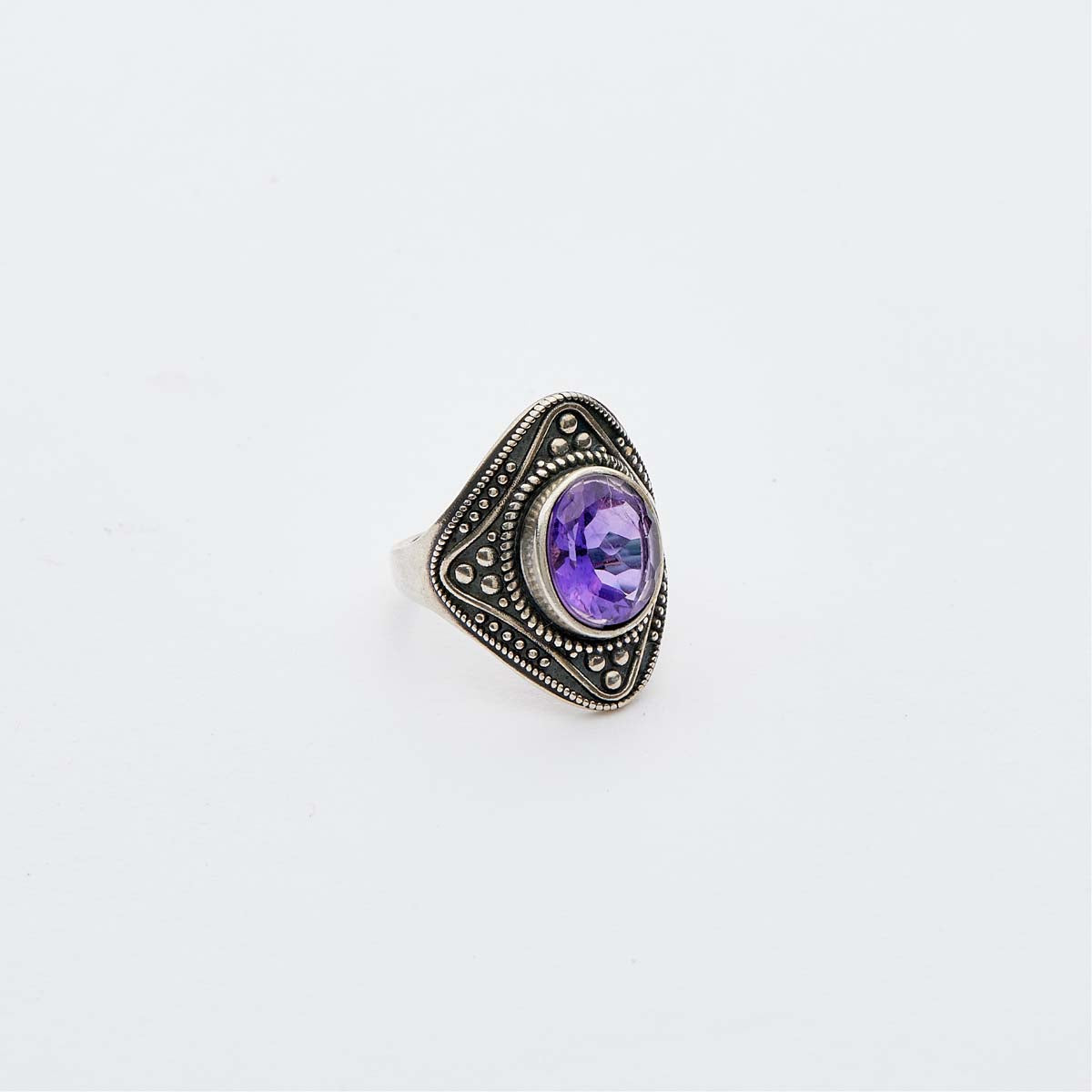 Spiritual Energy Amethyst Rings