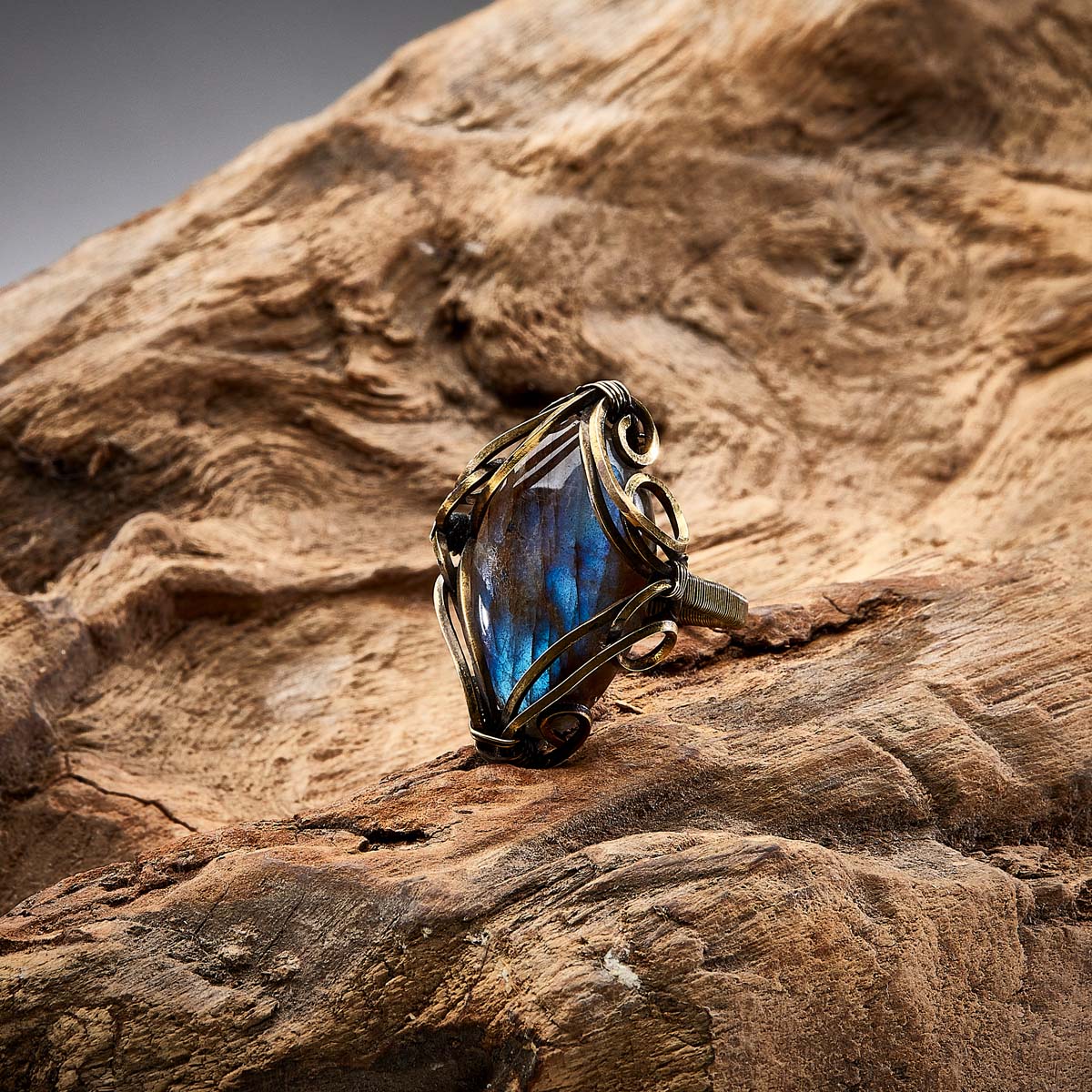 Purity Energy Labradorite Rings