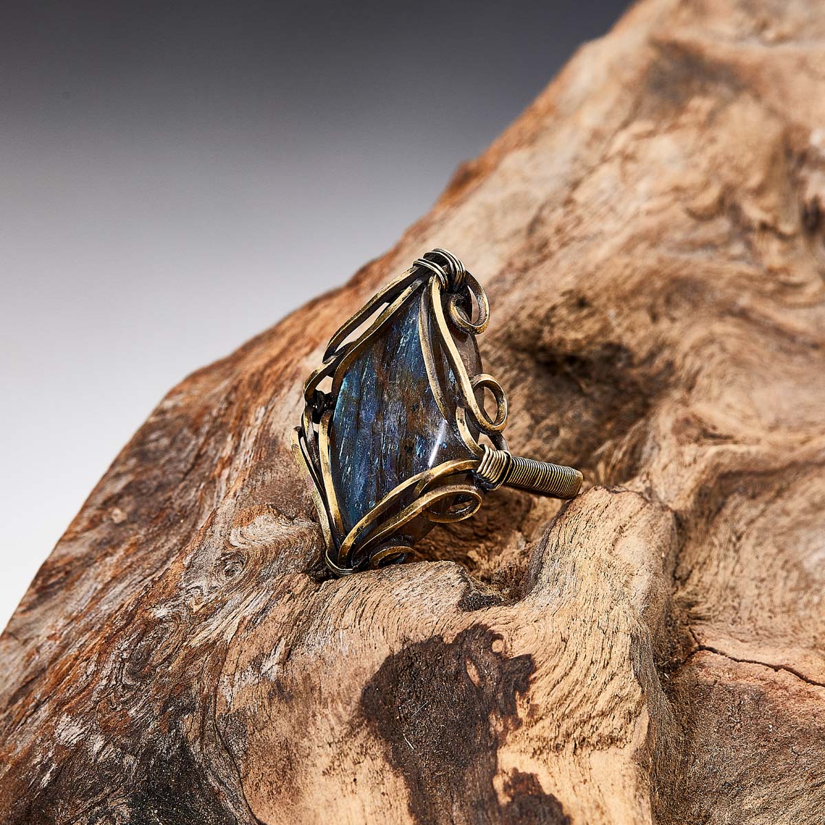 Sky Minerals Purity Energy Labradorite Rings