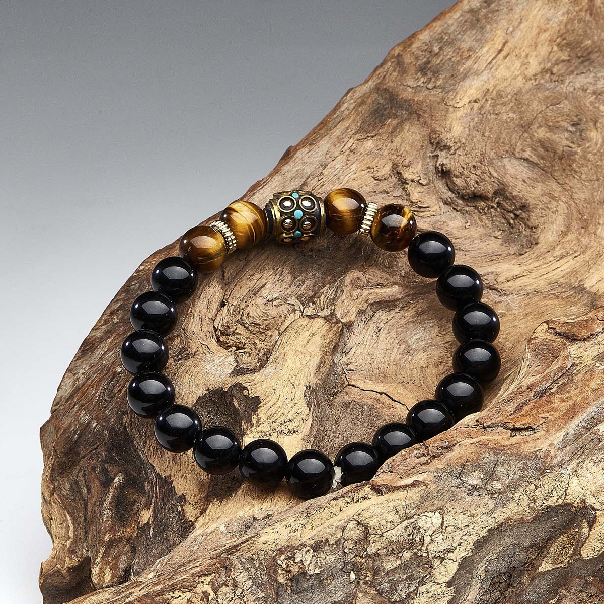 Courage Energy Obsidian Bracelet