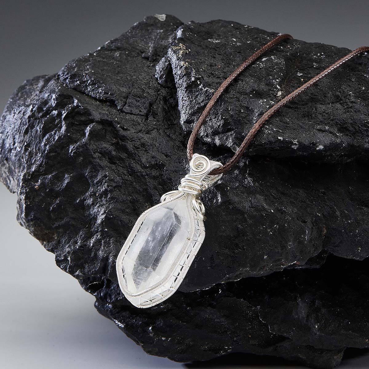 Healing Energy Clear Quartz Pendant