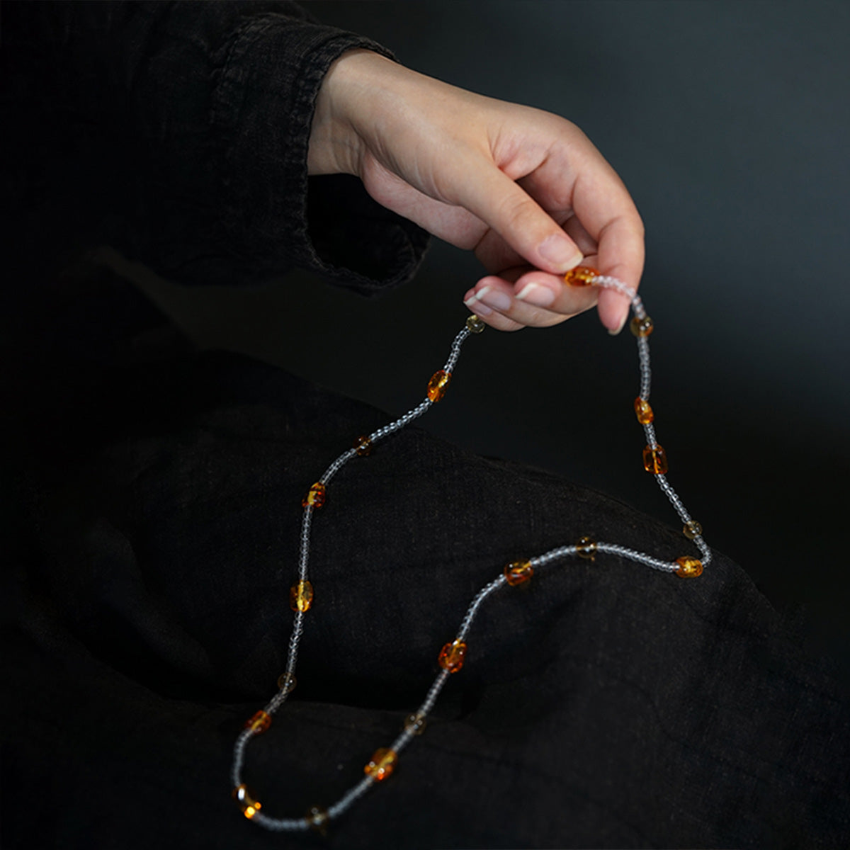 Citrine Amber Wealth Energy Bracelet