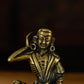 Ming Dynasty Venerable Milarepa Tibetan Antique Buddha Statue Huang Lima Thick Titus Babang Temple Oriental Treasure