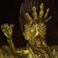 Qing Dynasty Puba Vajra subdues demons and protects the Dharma Tibetan antique Buddha statue  gilt