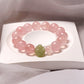 Rose Quartz and Hotan Jade Love Energy Bracelet